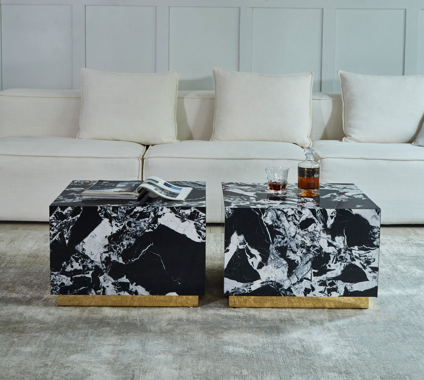 Grand Antique Sintered Stone Coffee Tables