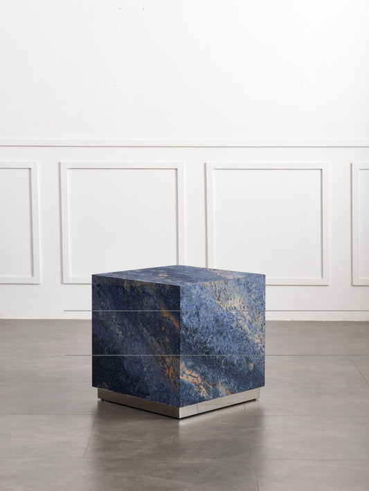 Stars in the vast sea sintered stone end tables