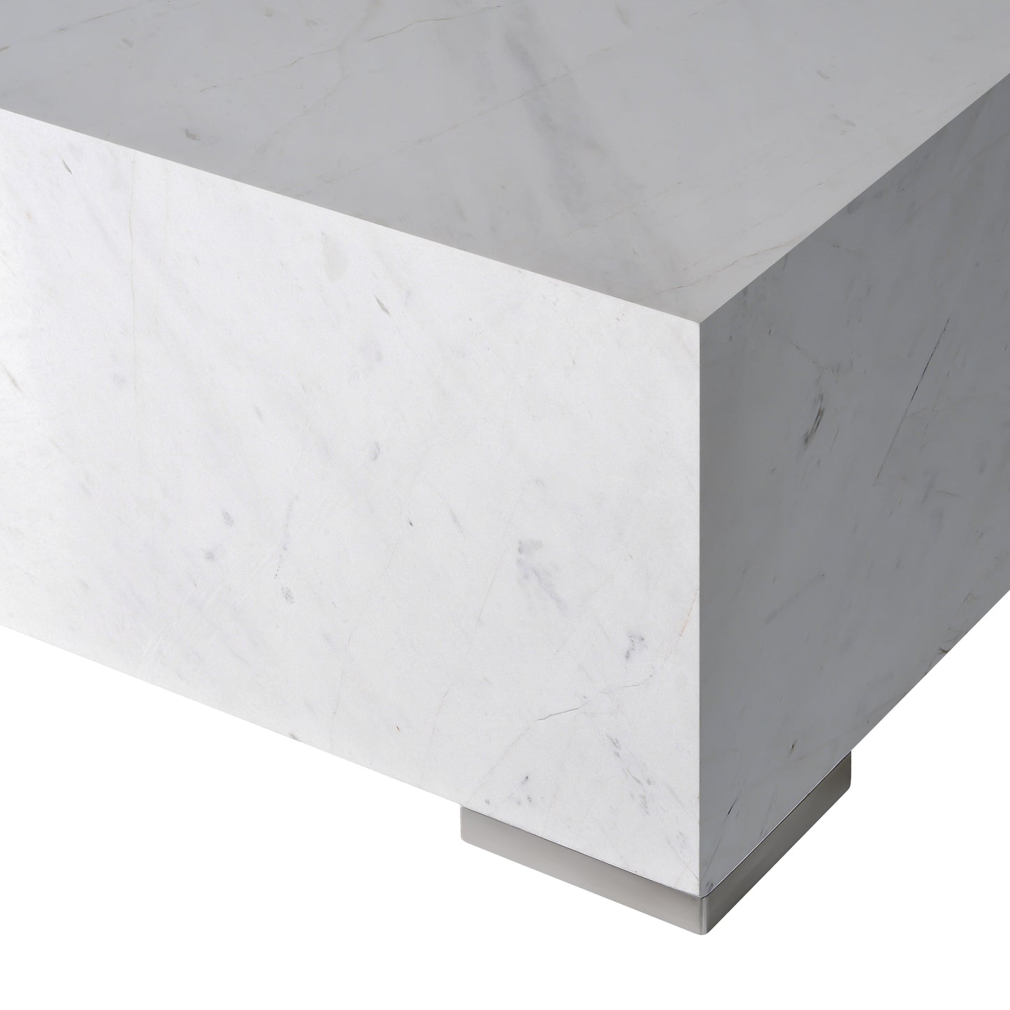 Ashevill Square Marble Side Table